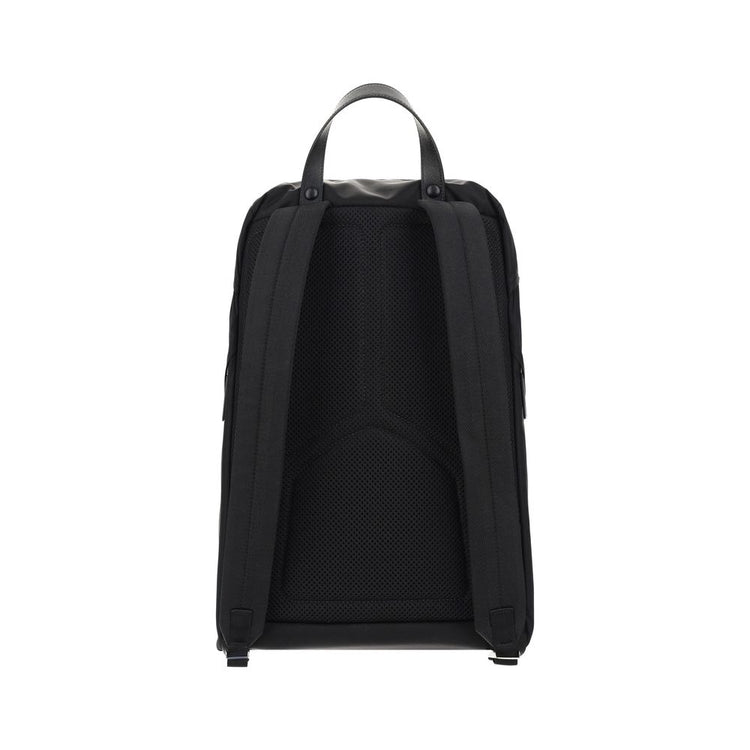 Black Recycled Polyamide Backpack
