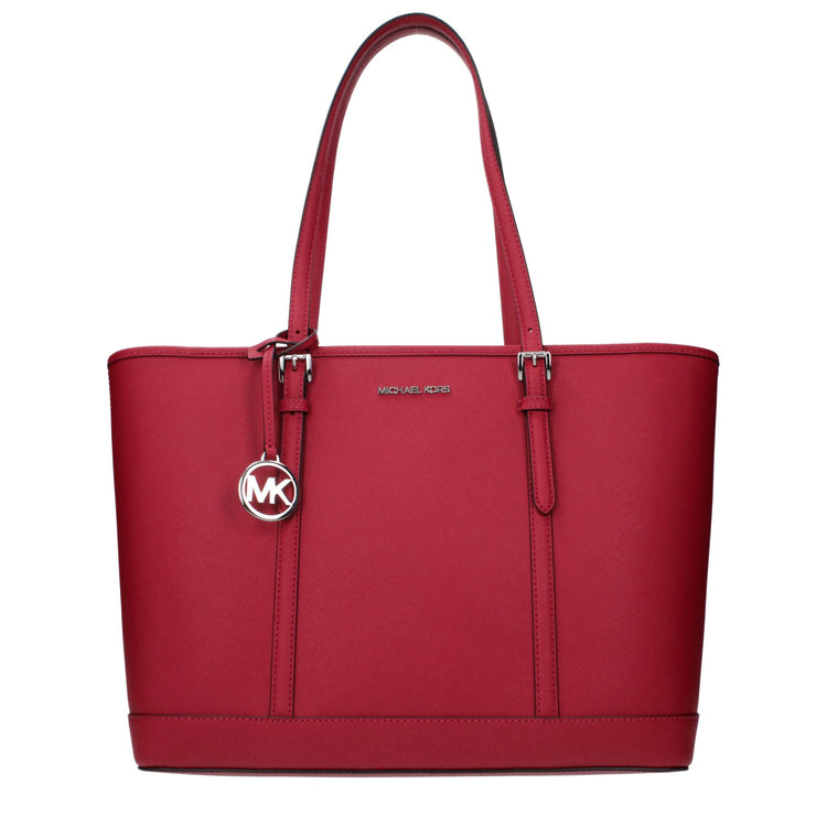 Red Leather Shoulder Bag