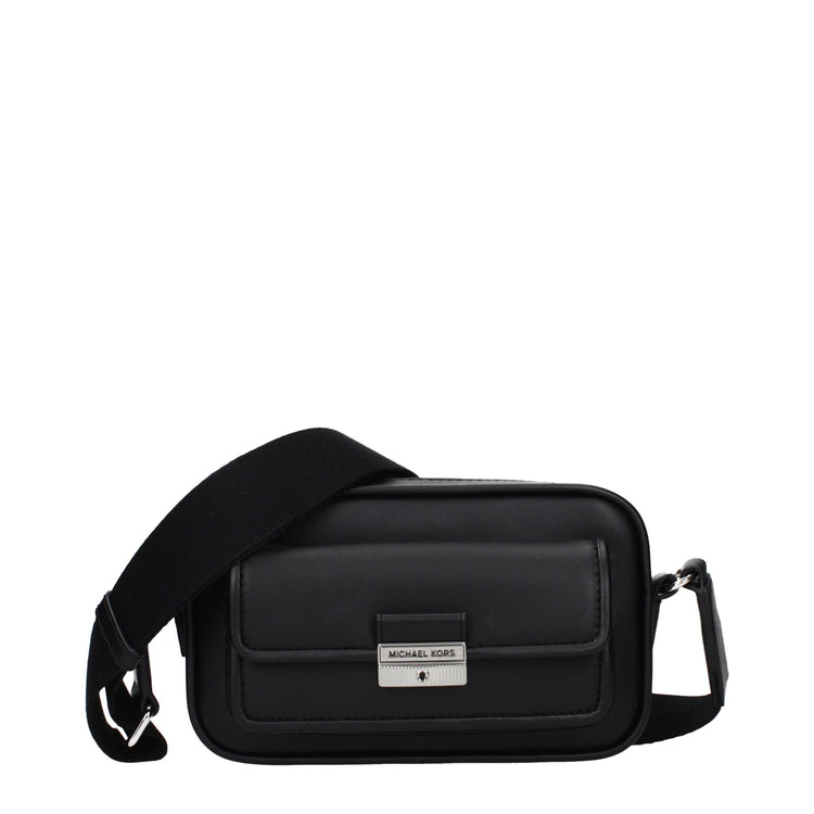 Black Leather Crossbody Bag