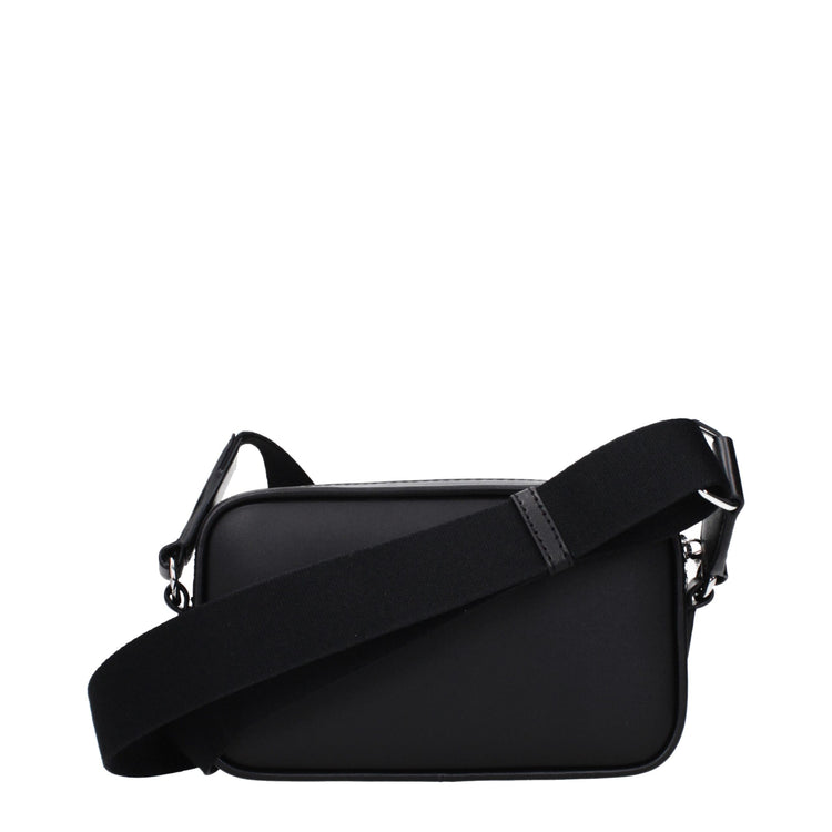 Black Leather Crossbody Bag