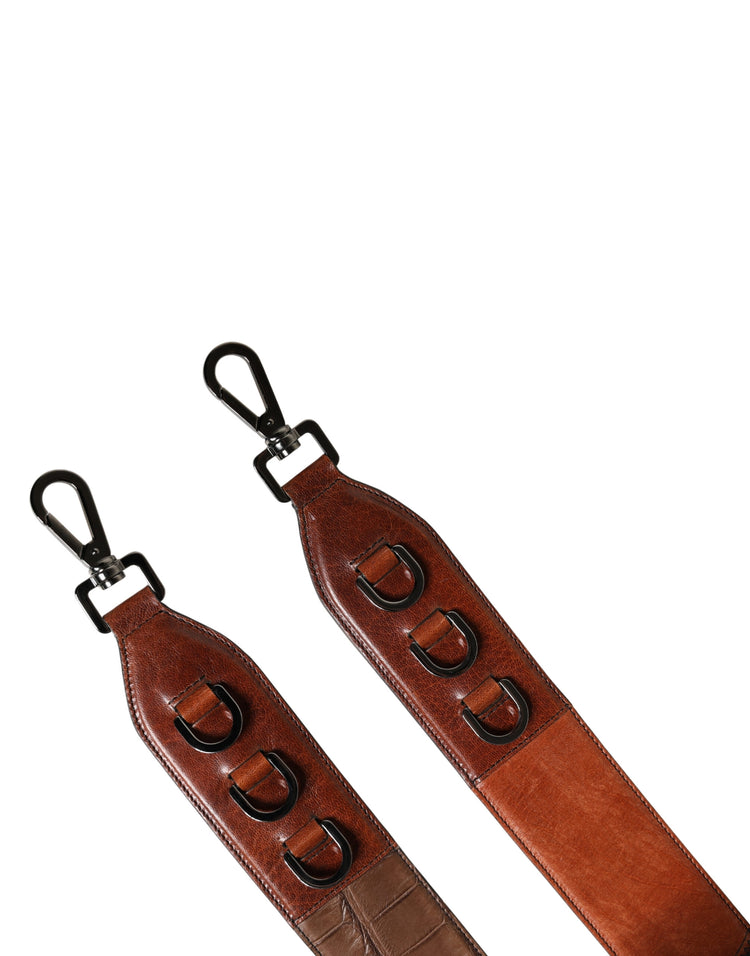 Brown Horse Velvet Leather Bag Accessory Shoulder Strap