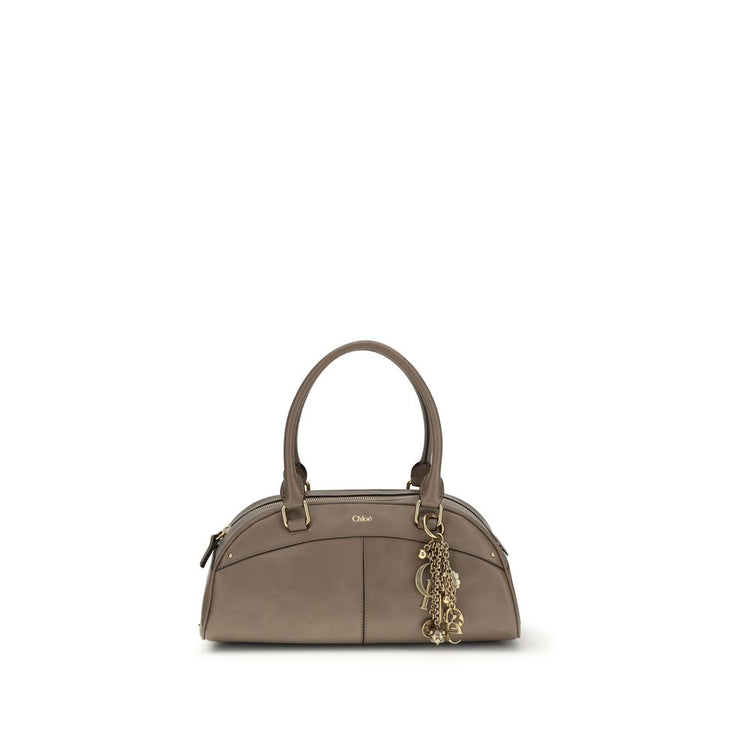 Gray Calf Leather Bos Taurus Handbag