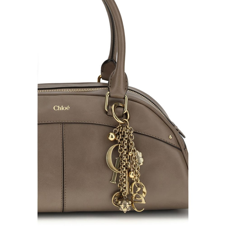 Gray Calf Leather Bos Taurus Handbag