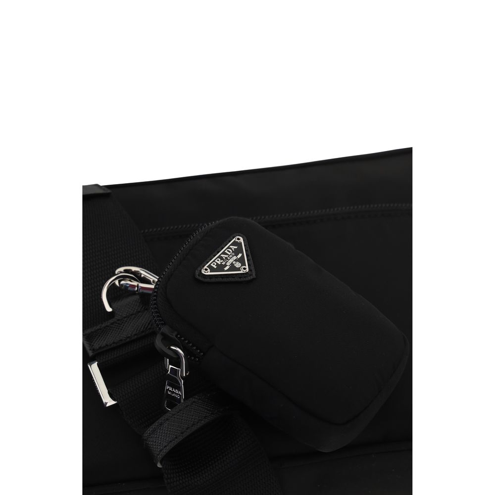 Black Nylon Shoulder Bag