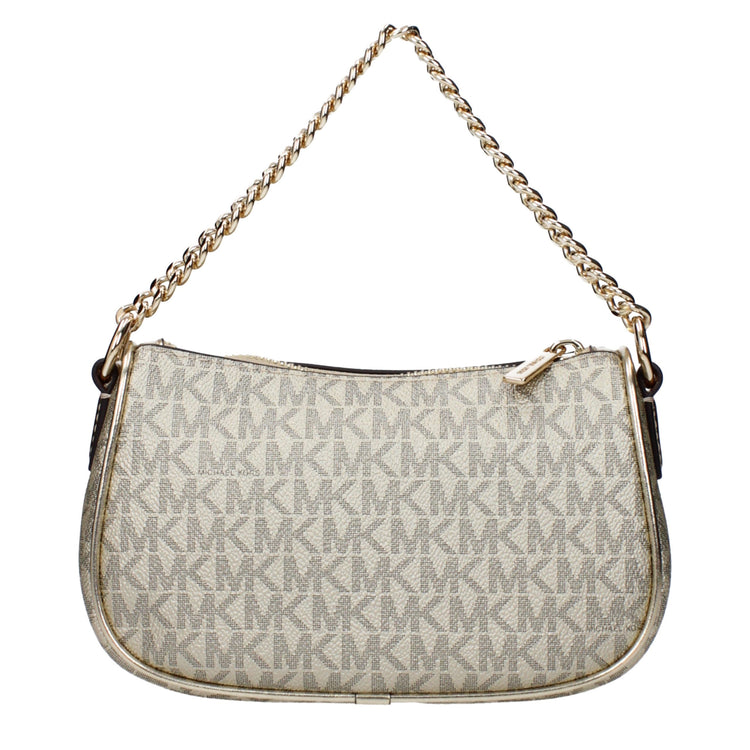Gold Fabric Handbag