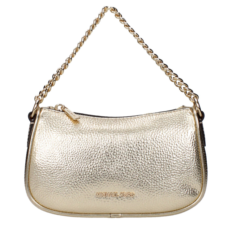 Gold Leather Handbag