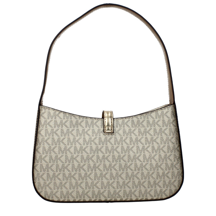 Gold Fabric Handbag