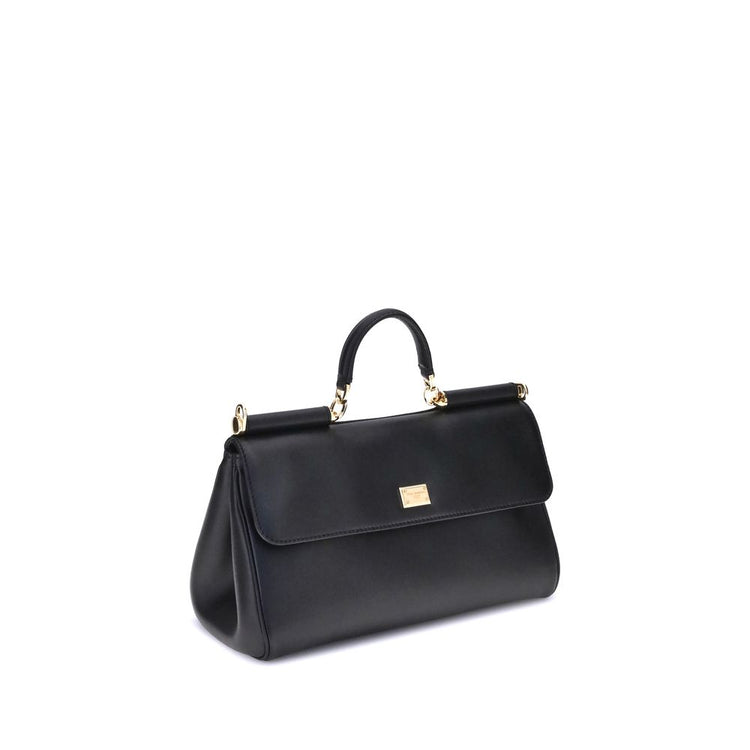 Black Calf Leather Bos Taurus Shoulder Bag