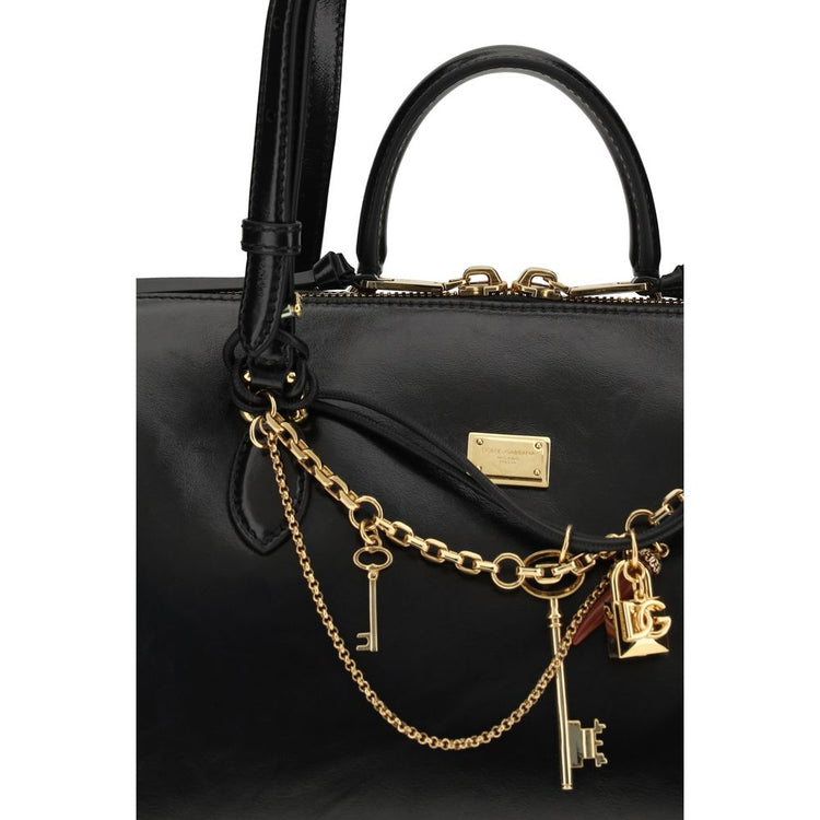 Black Calf Leather Bos Taurus Shoulder Bag