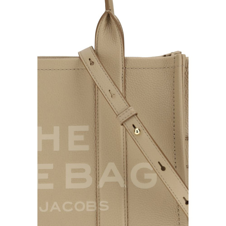 Beige Calf Leather Bos Taurus Handbag