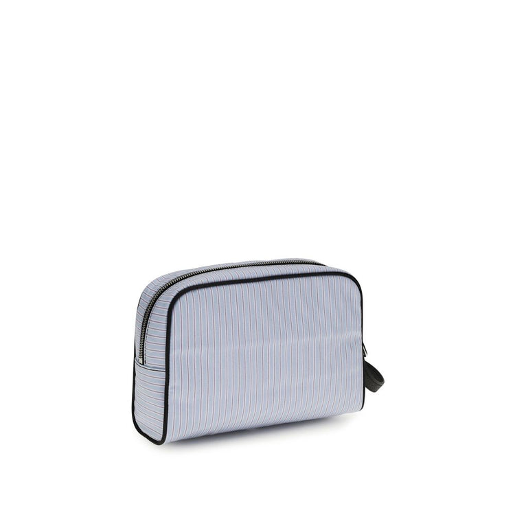 Blue Cotton Handbag