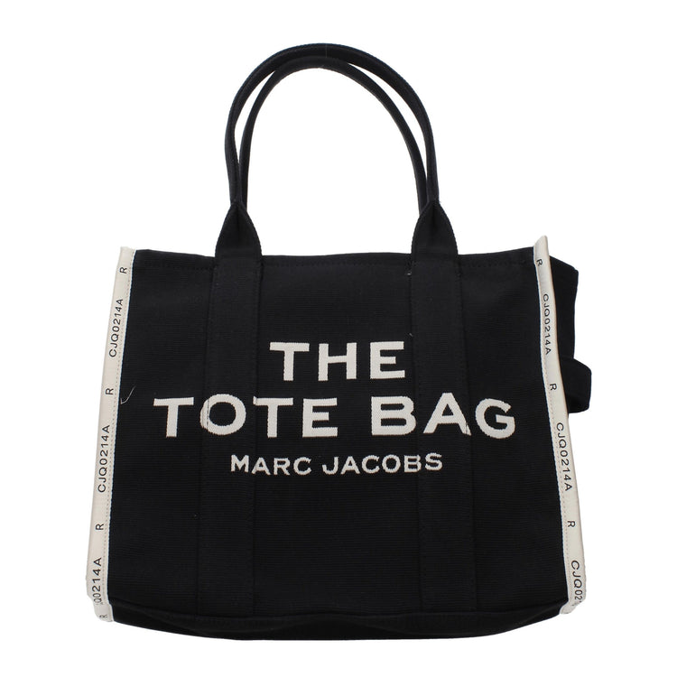 Black Fabric Shoulder Bag