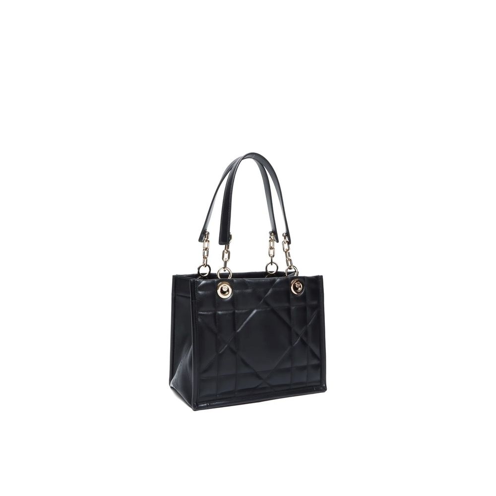 Black Leather Shoulder Bag