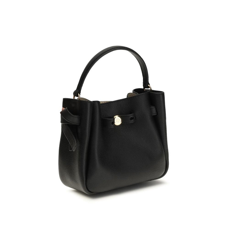 Black Calf Leather Bos Taurus Shoulder Bag