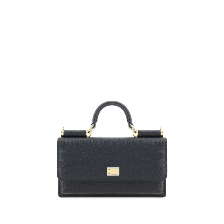 Black Calf Leather Bos Taurus Shoulder Bag