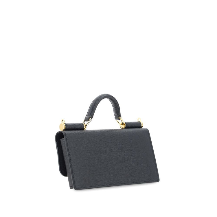 Black Calf Leather Bos Taurus Shoulder Bag