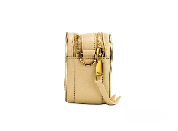 Marc Jacobs The Moto Shot 21 Curds Leather Camera Crossbody Purse Bag