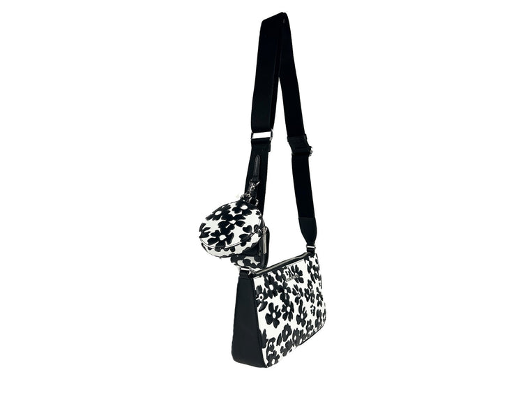 Michael Kors Floral Crossbody Tech Attachment Bag Purse
