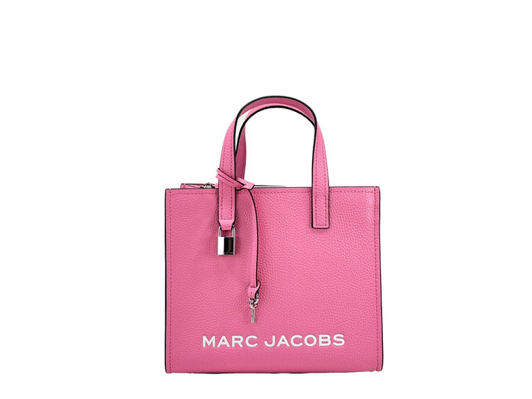 Marc Jacobs Mini Grind Pink Leather Crossbody Bag Purse