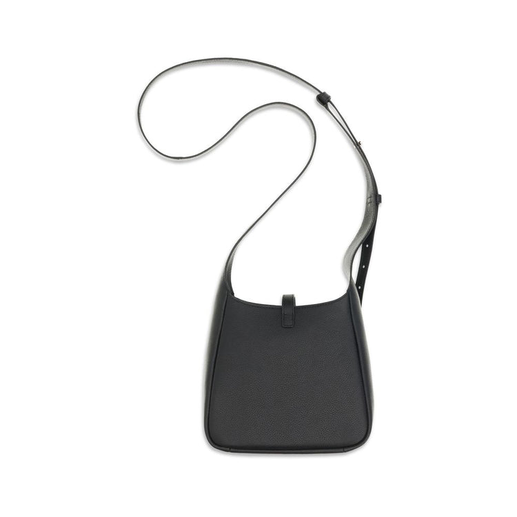 Black Calf Leather Bos Taurus Shoulder Bag