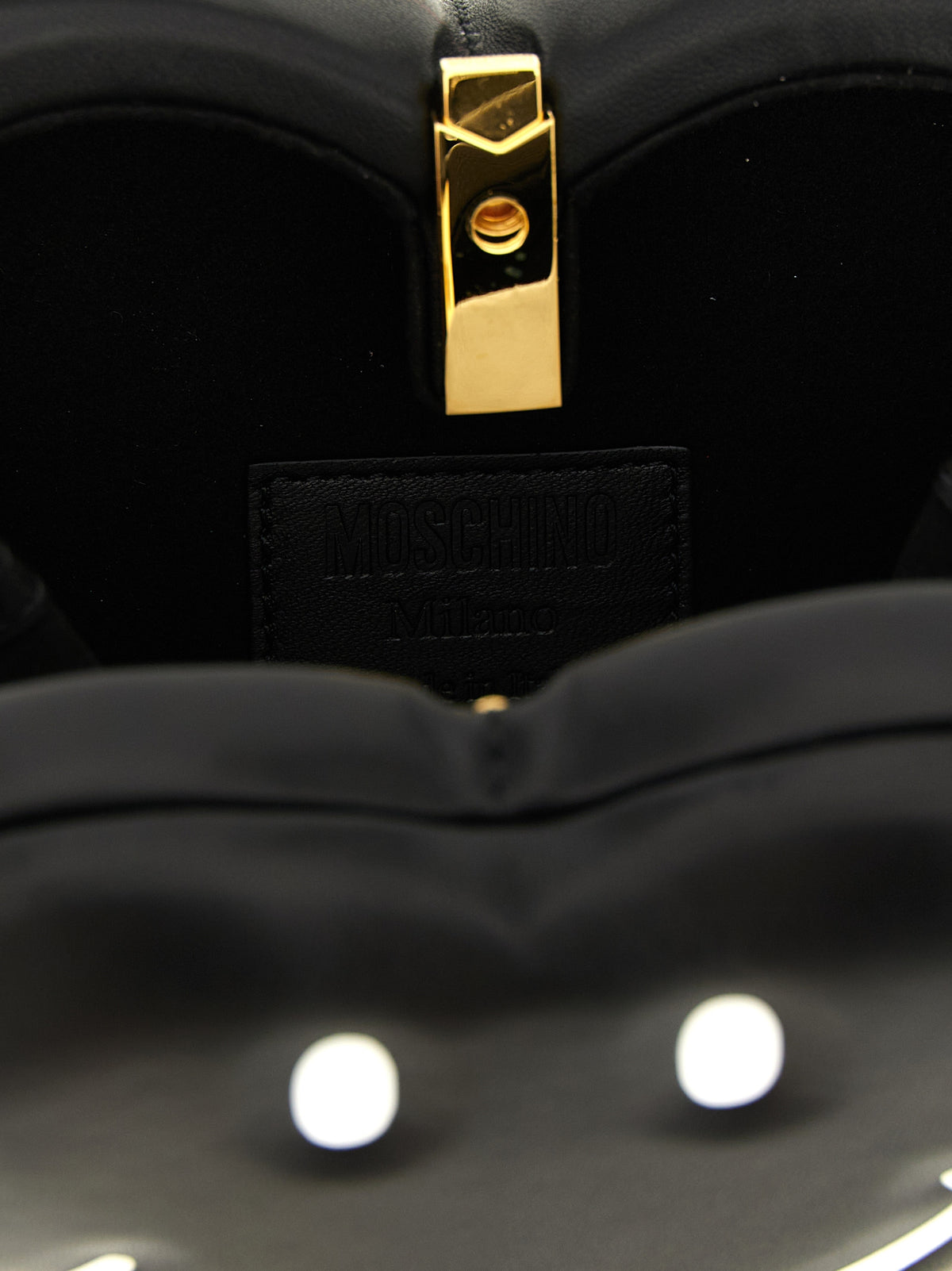 Black Polyester Handbag