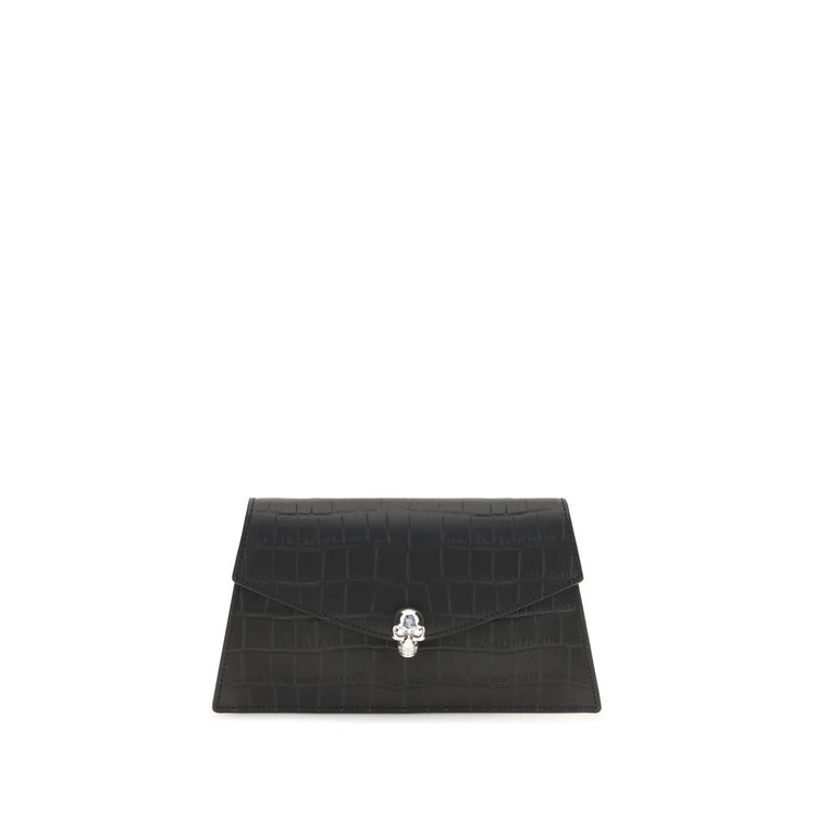 Black Calf Leather Bos Taurus Clutch Bag