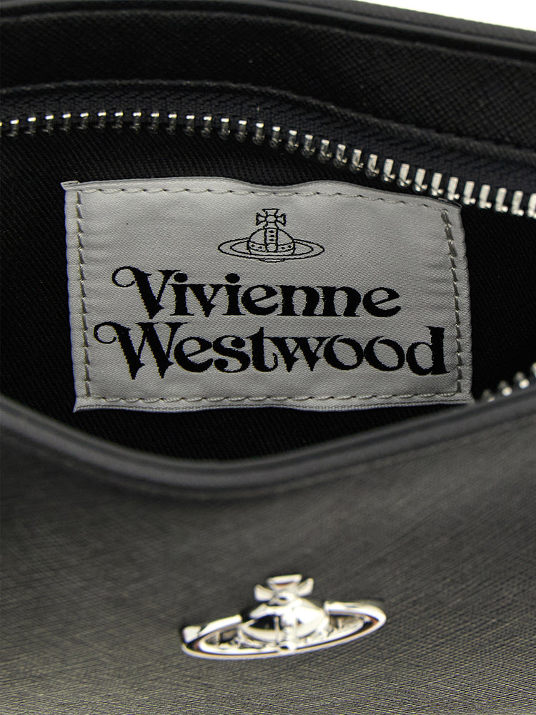 Black Polyethylene Shoulder Bag