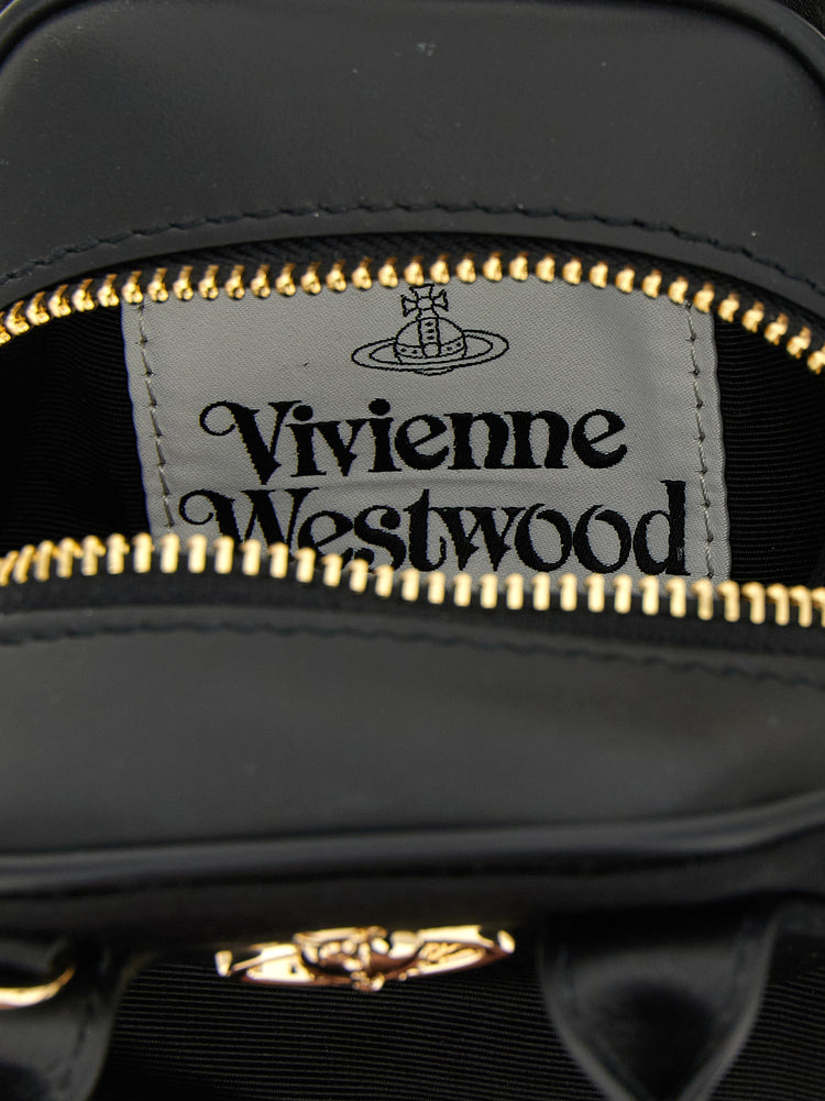 Black Viscose Handbag