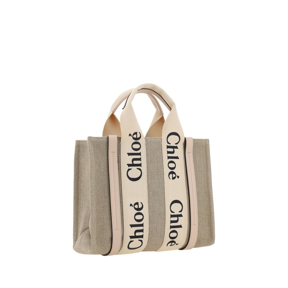 Brown Canvas Handbag