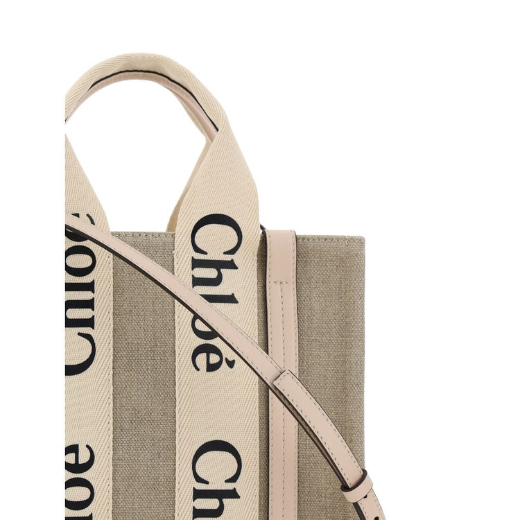 Brown Canvas Handbag