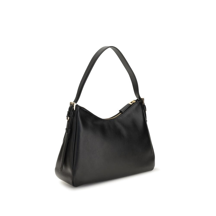 Black Calf Leather Bos Taurus Shoulder Bag