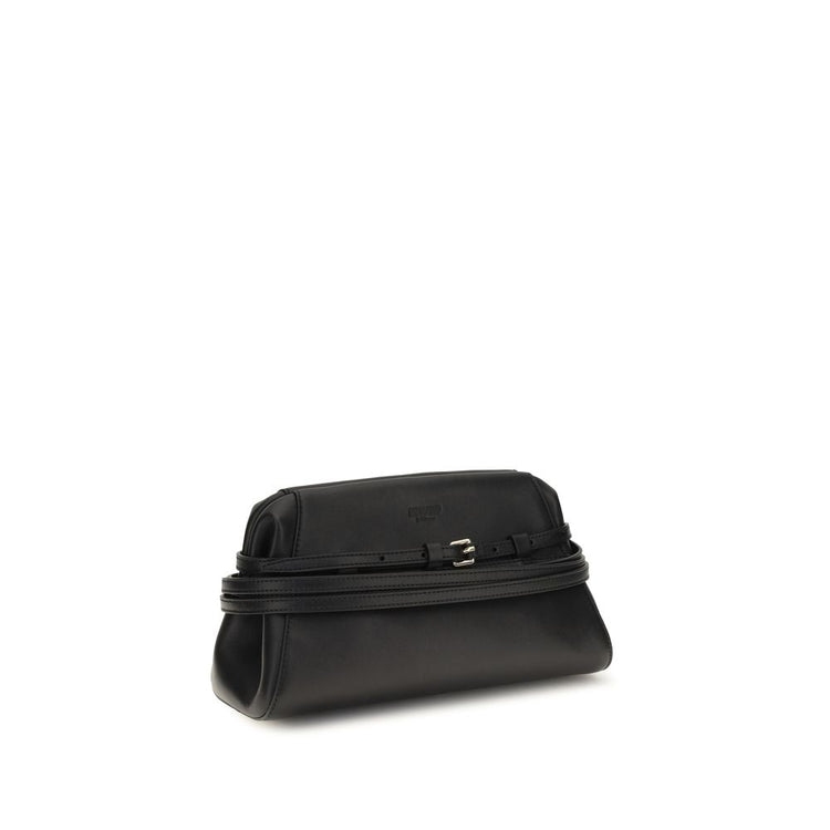 Black Goatskin Clutch Bag