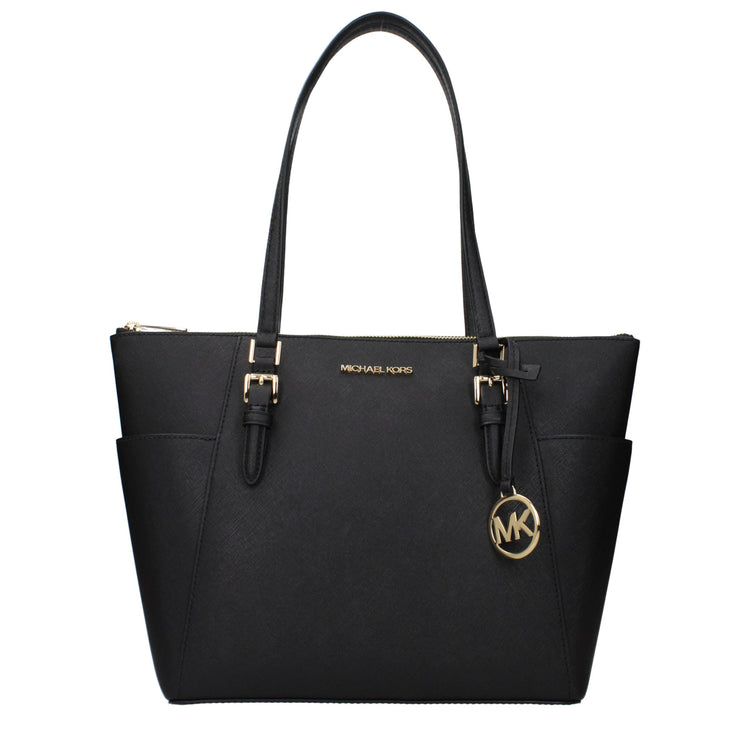 Black Leather Shoulder Bag