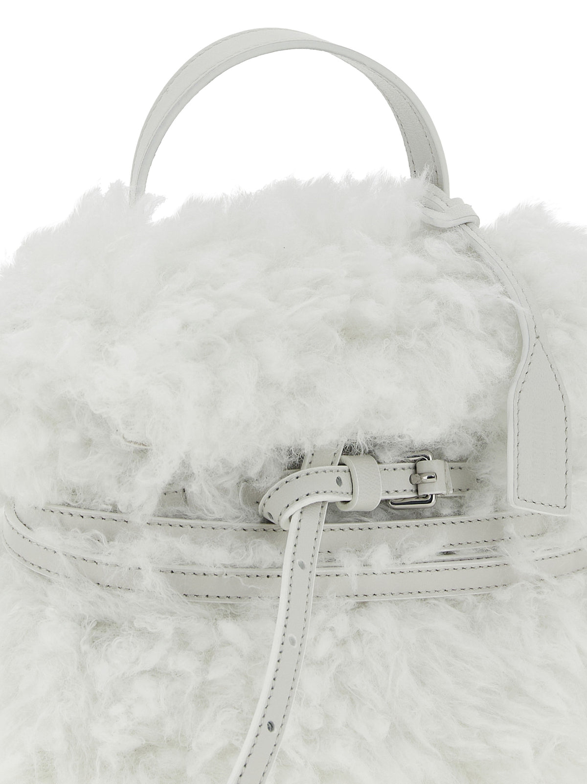 White Leather Handbag