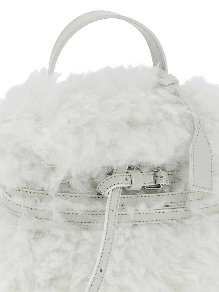 White Leather Handbag