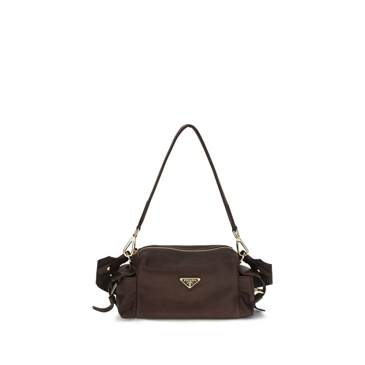 Brown Napa Leather / Calf Bos Taurus Shoulder Bag