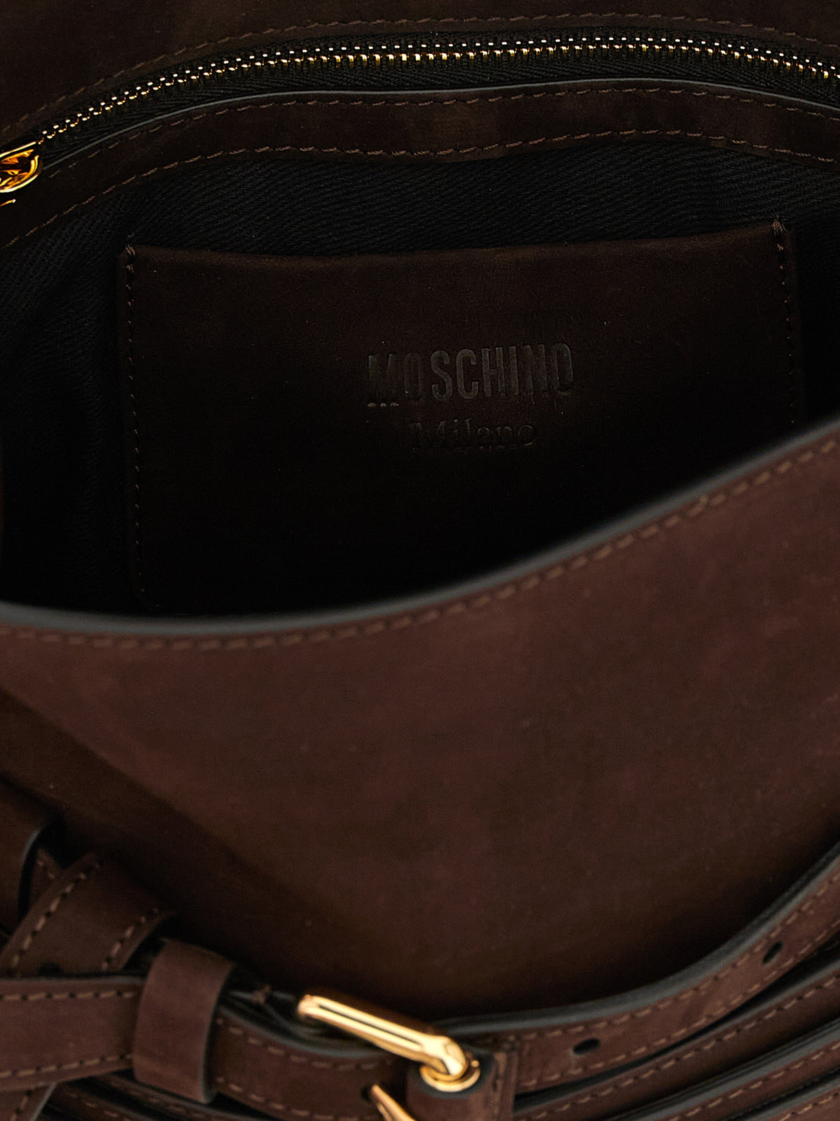 Borsa in pelle di vitello marrone