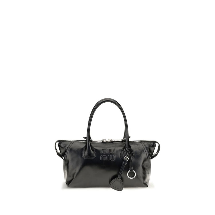 Black Calf Leather Bos Taurus Handbag