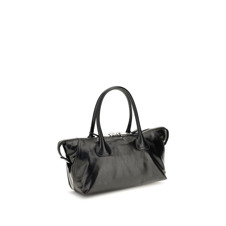Black Calf Leather Bos Taurus Handbag