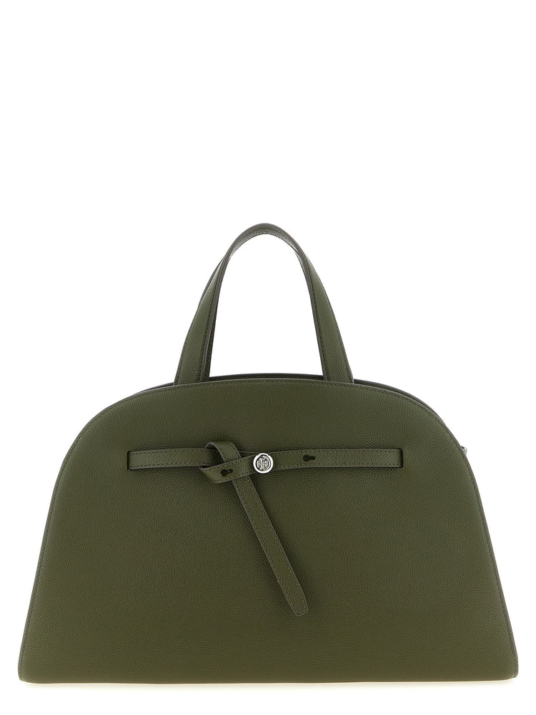 Bicolor Cowhide Handbag
