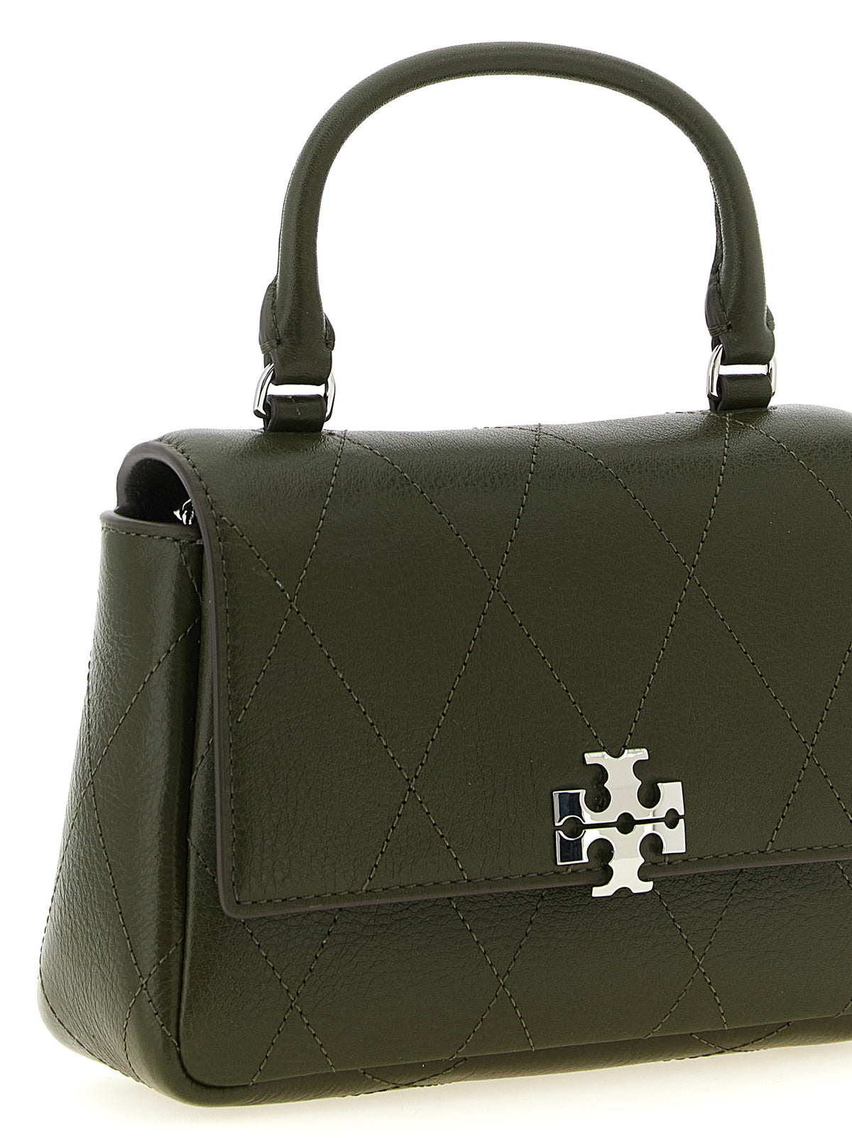 Bicolor Cowhide Handbag
