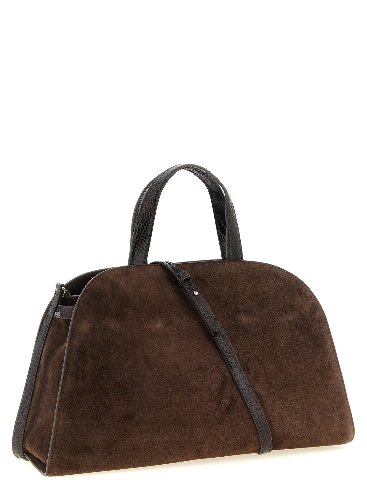 Brown Bovine Leather Handbag