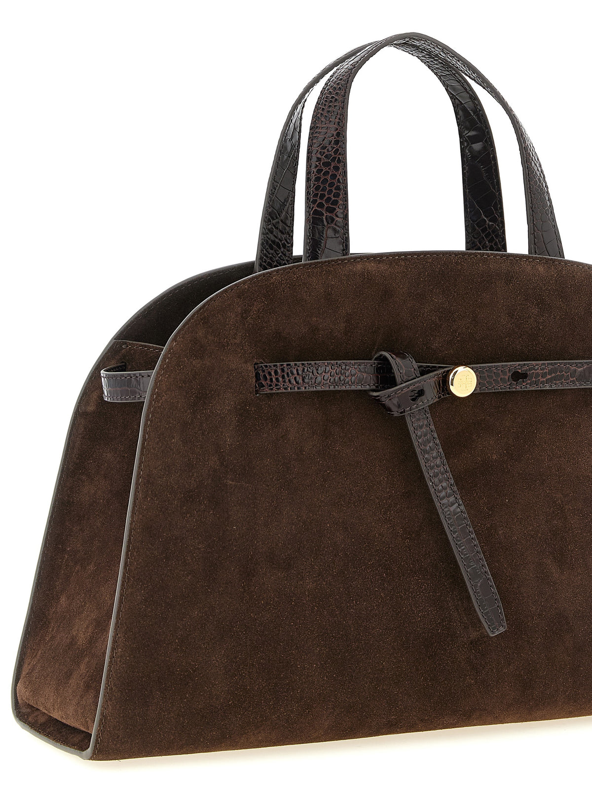 Brown Bovine Leather Handbag