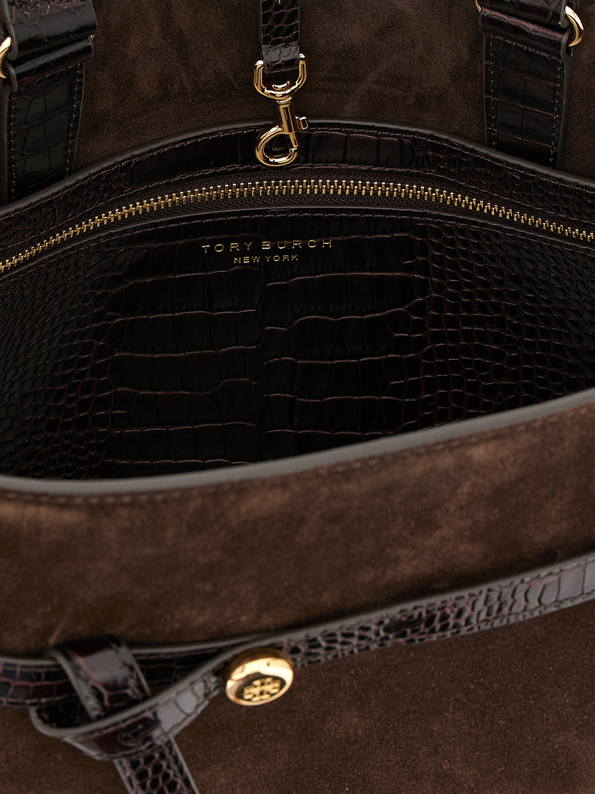 Brown Bovine Leather Handbag