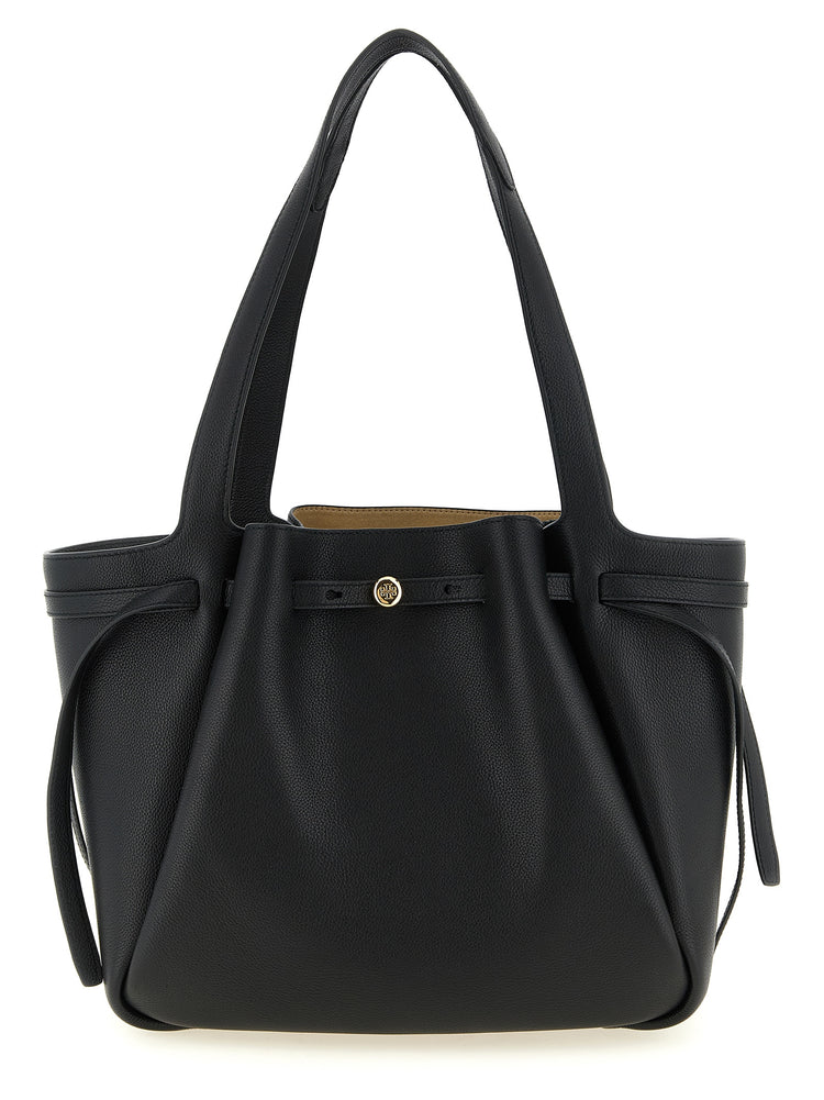 Black Cowhide Tote Bag