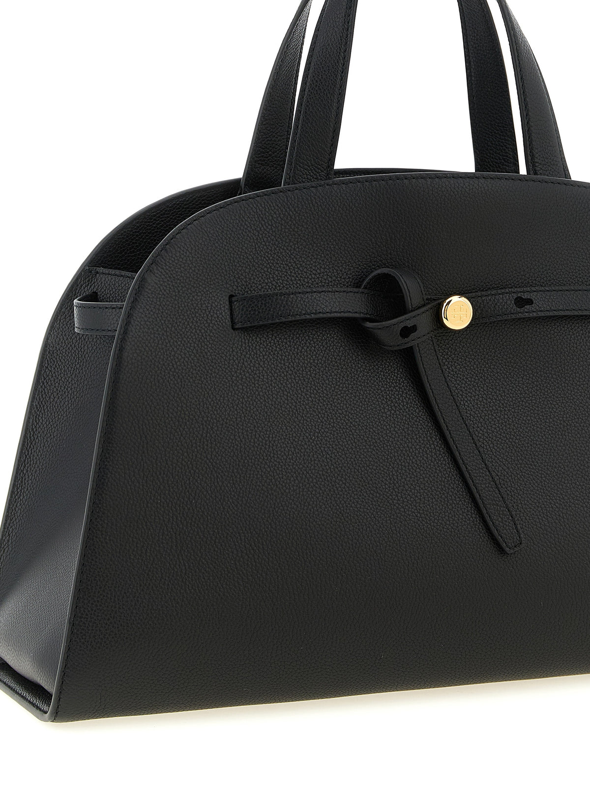 Black Cowhide Handbag