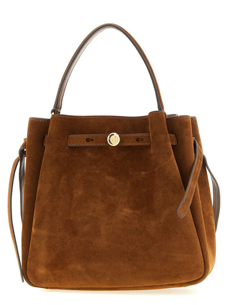Brown Bovine Leather Handbag