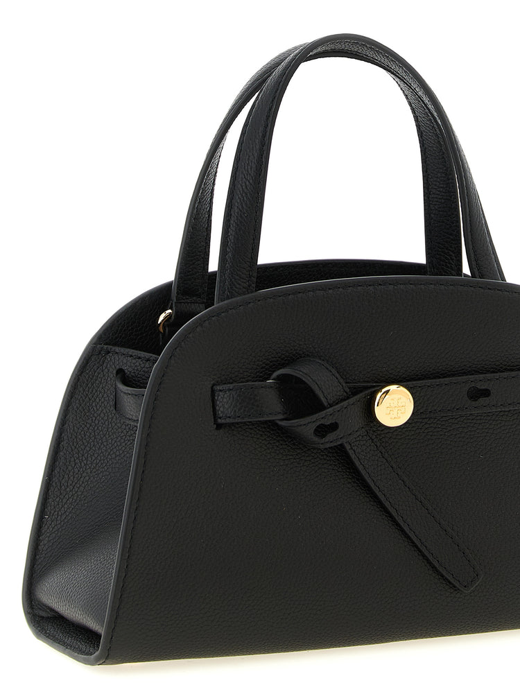 Black Cowhide Handbag