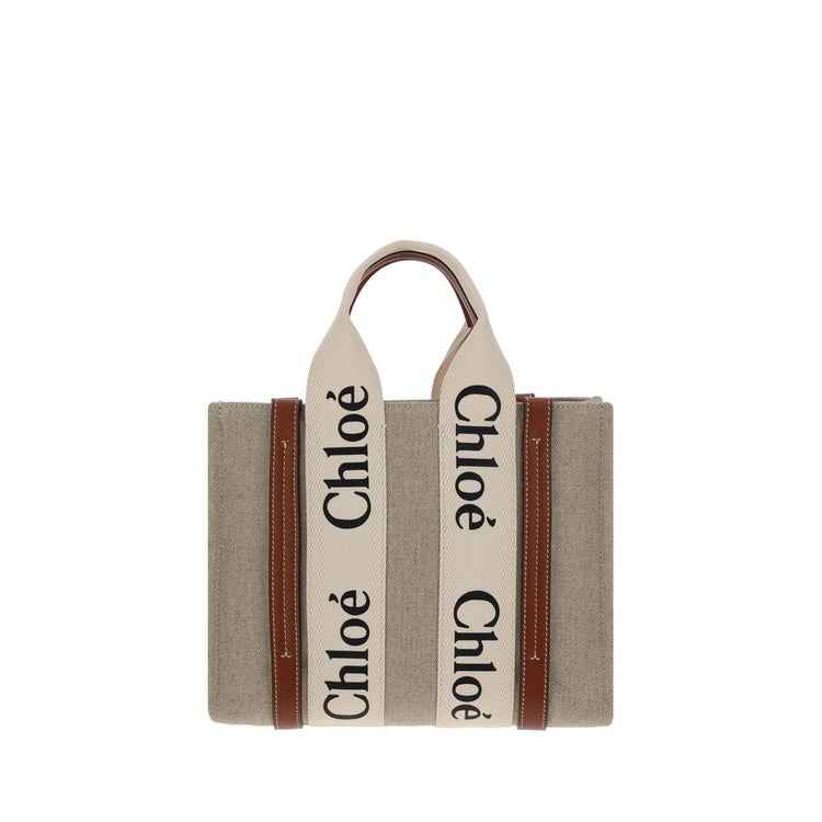 Brown Canvas Handbag