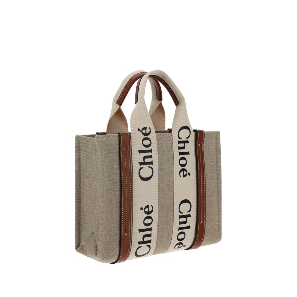 Brown Canvas Handbag